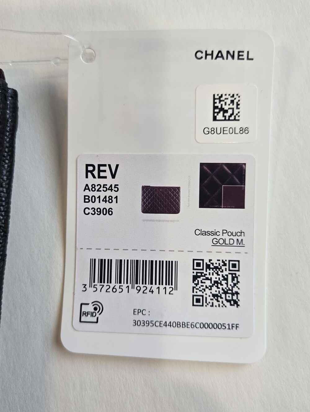 NWT Chanel Classic Zipped Pouch - Picture 2 of 10
